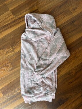 Pink camo hoodie